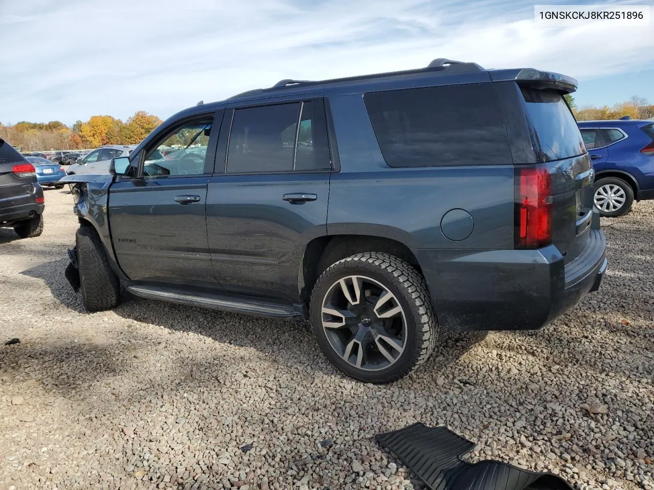 2019 Chevrolet Tahoe K1500 Premier VIN: 1GNSKCKJ8KR251896 Lot: 77634034