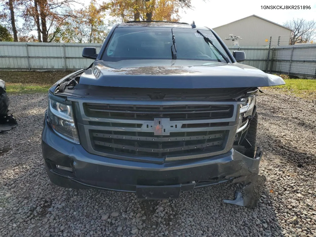 2019 Chevrolet Tahoe K1500 Premier VIN: 1GNSKCKJ8KR251896 Lot: 77634034