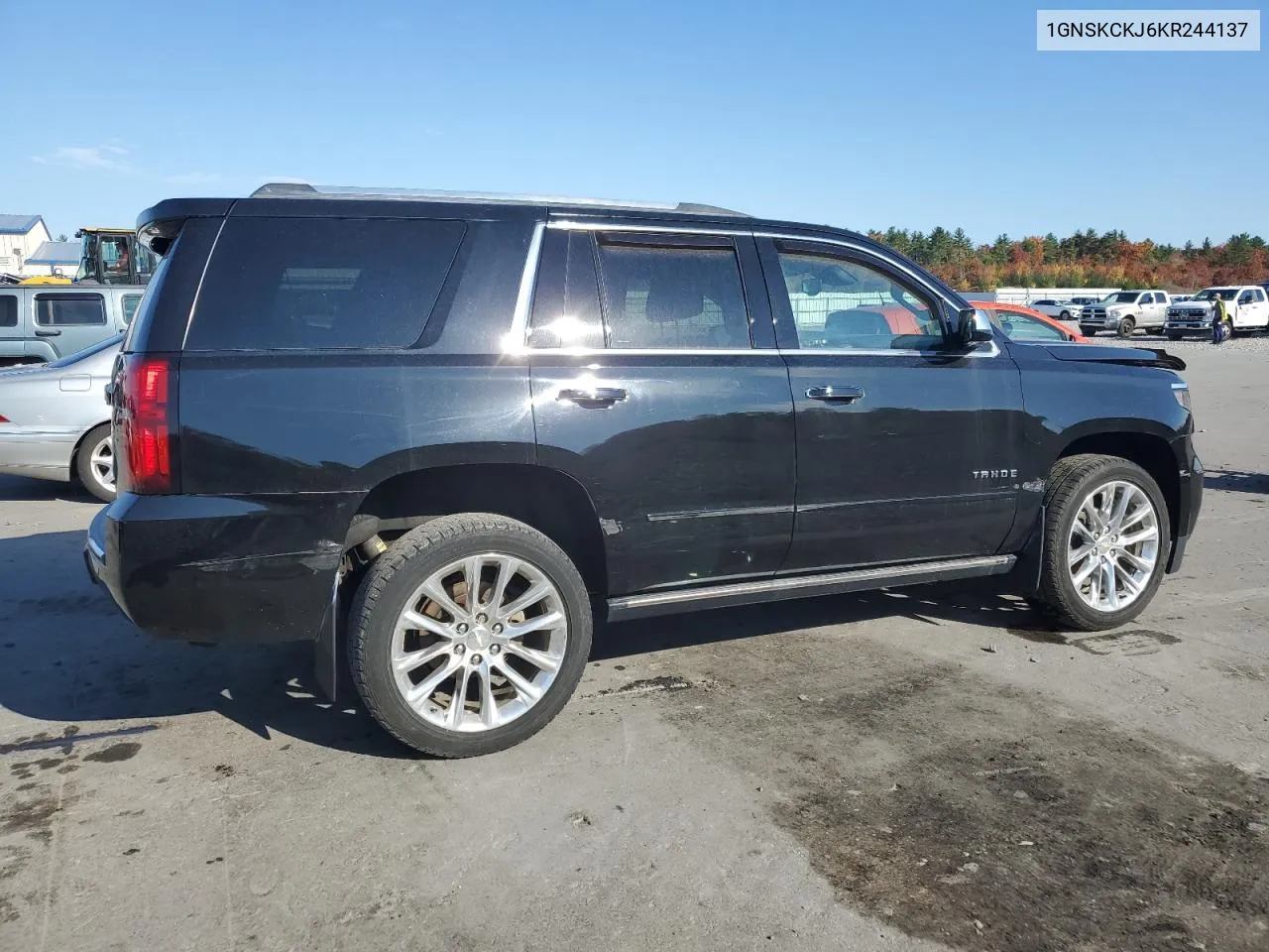 2019 Chevrolet Tahoe K1500 Premier VIN: 1GNSKCKJ6KR244137 Lot: 77699944