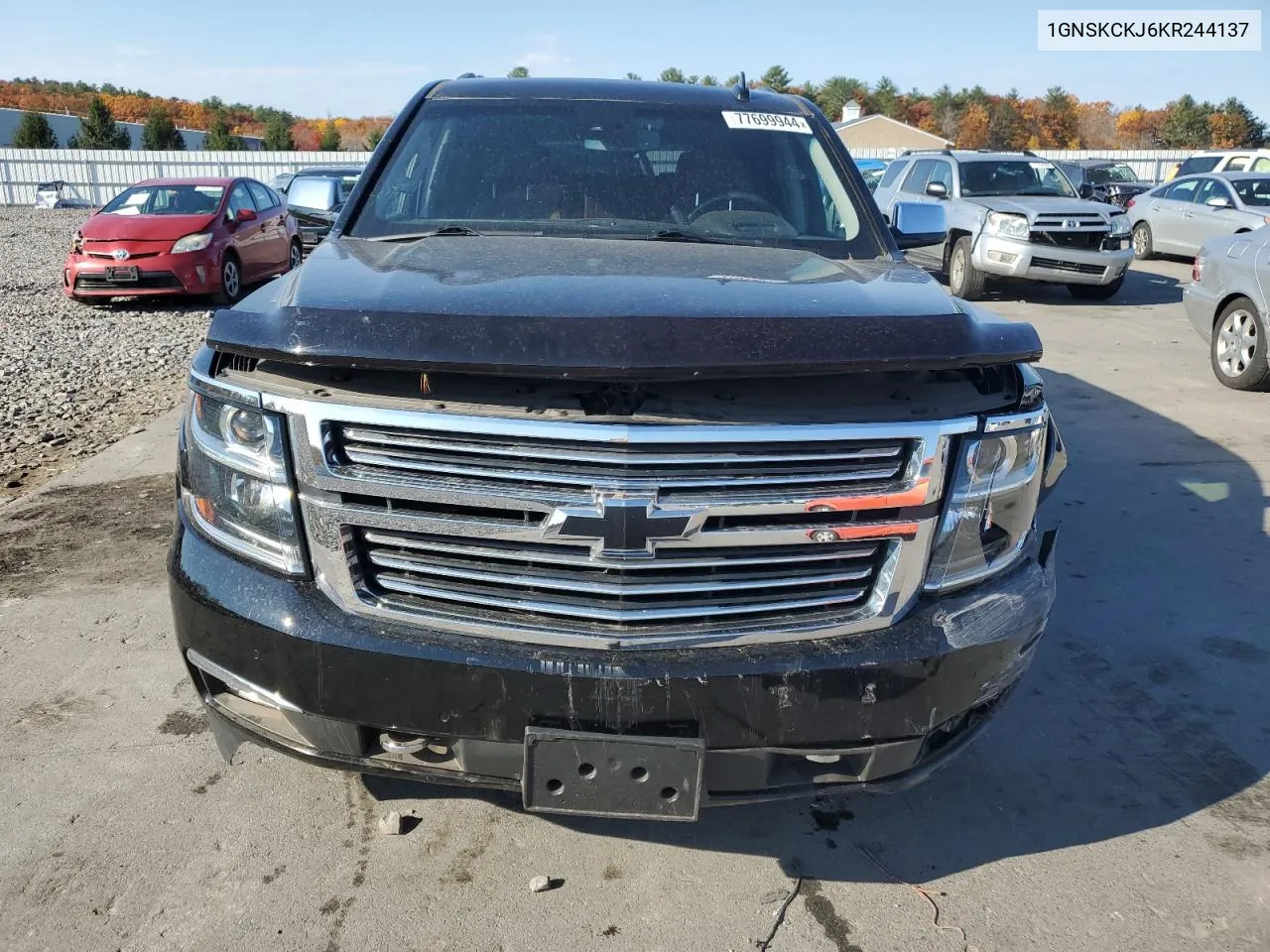 2019 Chevrolet Tahoe K1500 Premier VIN: 1GNSKCKJ6KR244137 Lot: 77699944