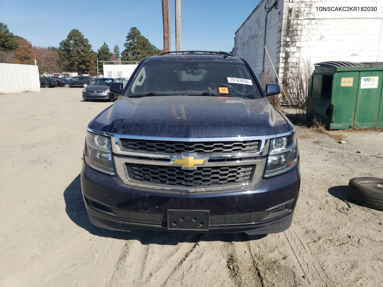 2019 Chevrolet Tahoe C1500 Ls VIN: 1GNSCAKC2KR182030 Lot: 78163604