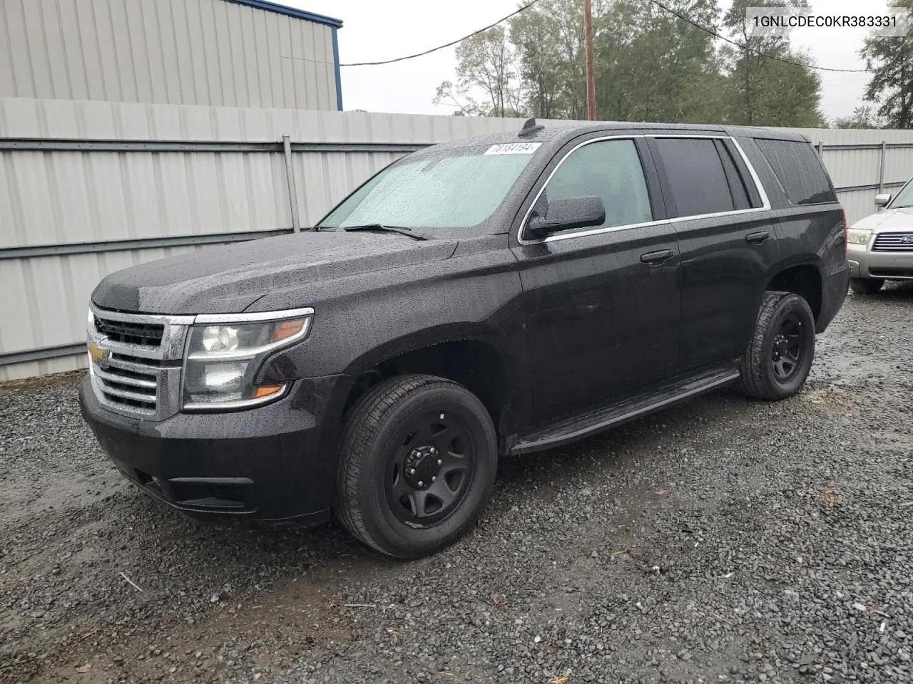 2019 Chevrolet Tahoe Police VIN: 1GNLCDEC0KR383331 Lot: 78184194