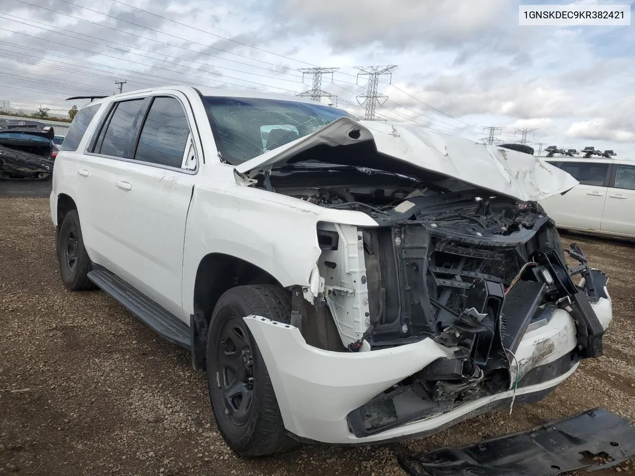 2019 Chevrolet Tahoe Police VIN: 1GNSKDEC9KR382421 Lot: 78816944