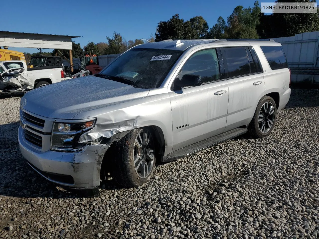 2019 Chevrolet Tahoe C1500 Lt VIN: 1GNSCBKC1KR191825 Lot: 80505484