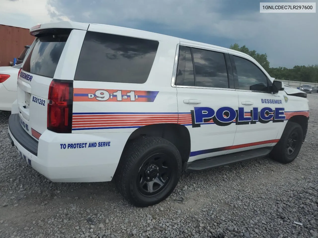 2020 Chevrolet Tahoe Police VIN: 1GNLCDEC7LR297600 Lot: 62040194