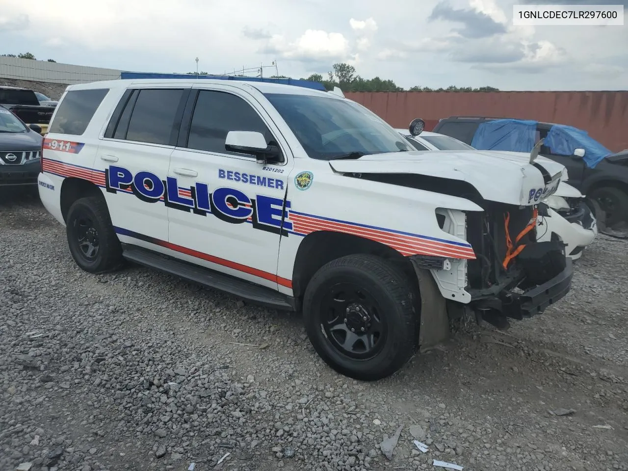 2020 Chevrolet Tahoe Police VIN: 1GNLCDEC7LR297600 Lot: 62040194