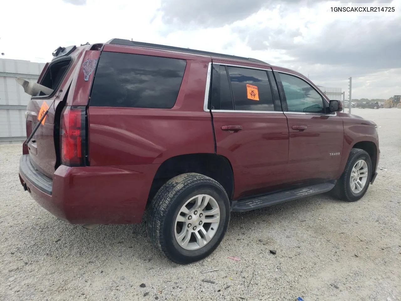 2020 Chevrolet Tahoe C1500 Ls VIN: 1GNSCAKCXLR214725 Lot: 62462974