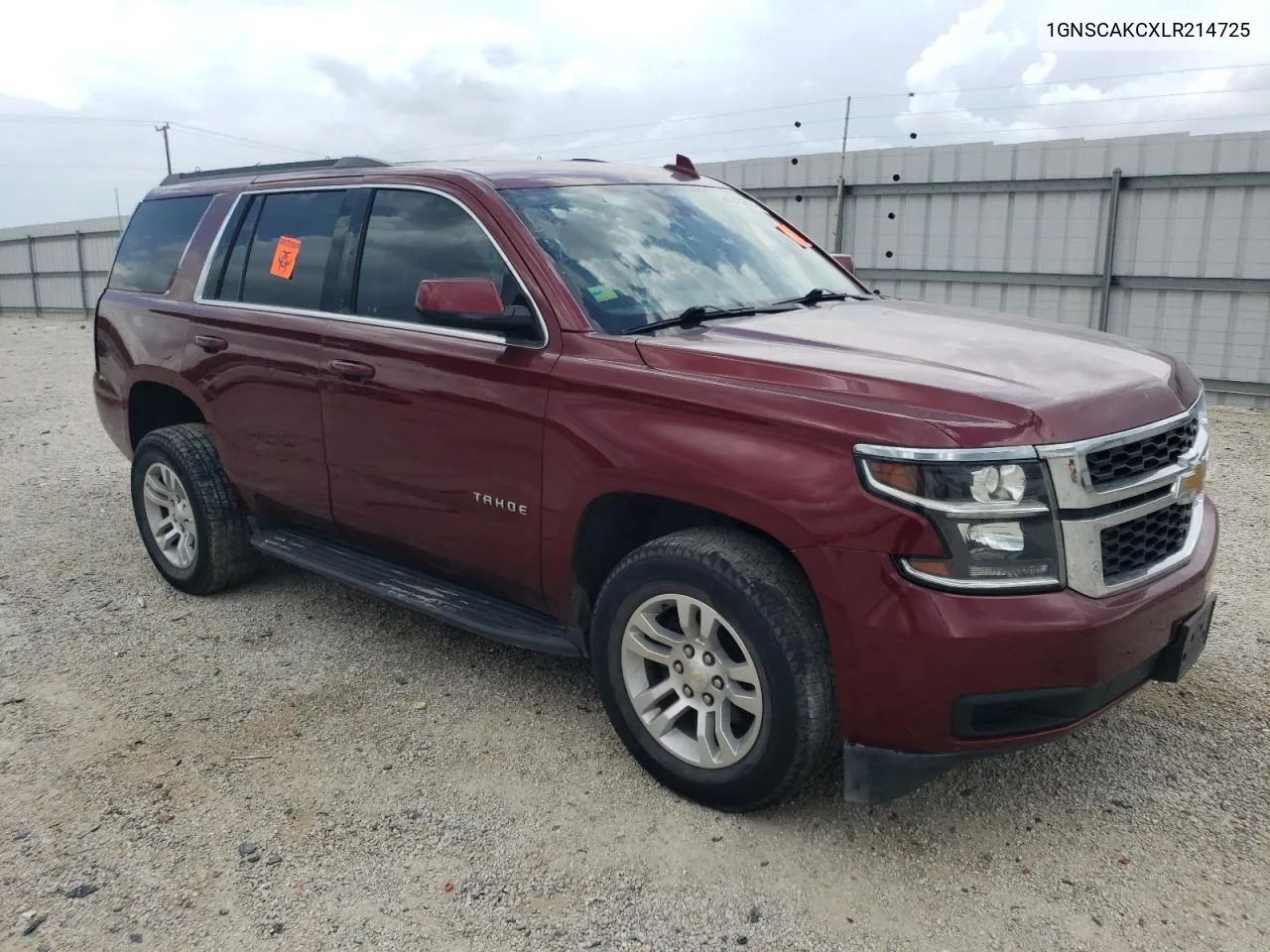 2020 Chevrolet Tahoe C1500 Ls VIN: 1GNSCAKCXLR214725 Lot: 62462974