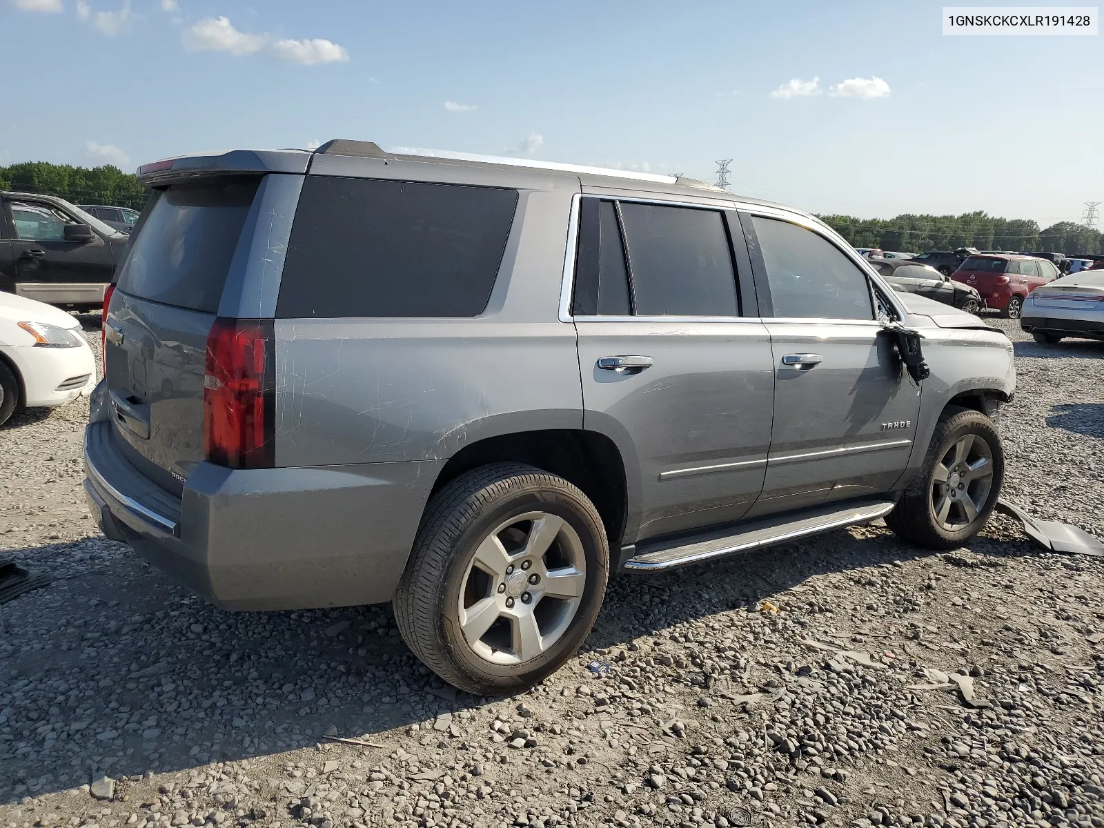 2020 Chevrolet Tahoe K1500 Premier VIN: 1GNSKCKCXLR191428 Lot: 63171794