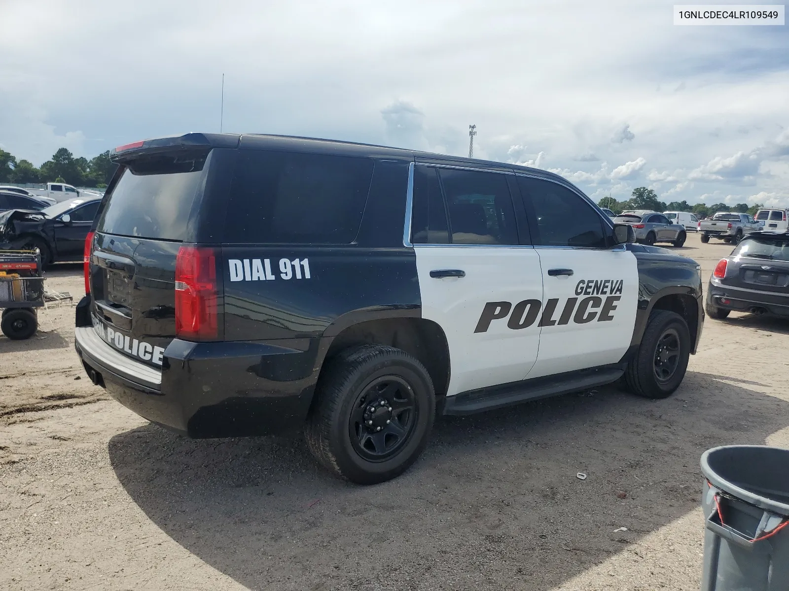 2020 Chevrolet Tahoe Police VIN: 1GNLCDEC4LR109549 Lot: 64180664