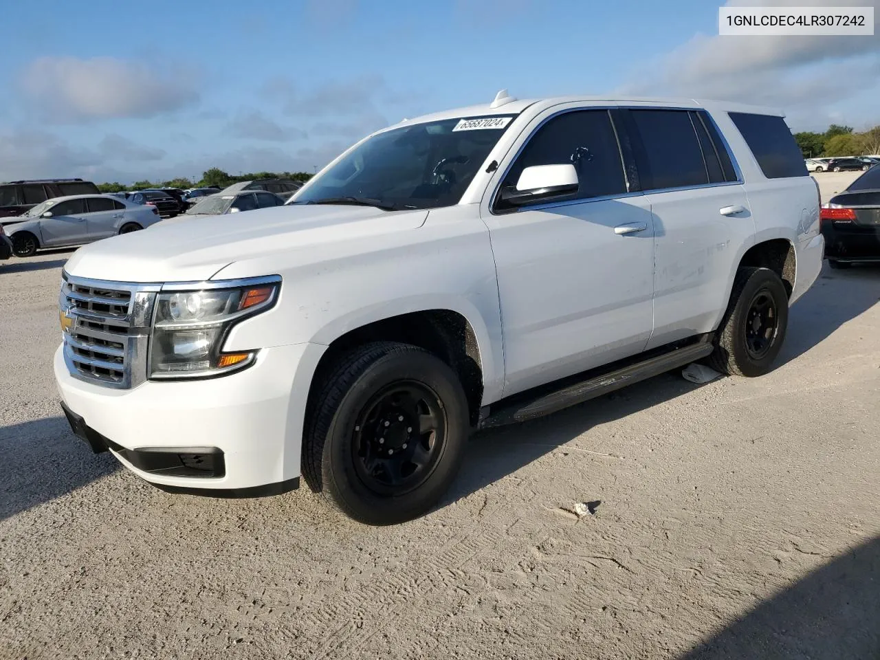 2020 Chevrolet Tahoe Police VIN: 1GNLCDEC4LR307242 Lot: 65687024