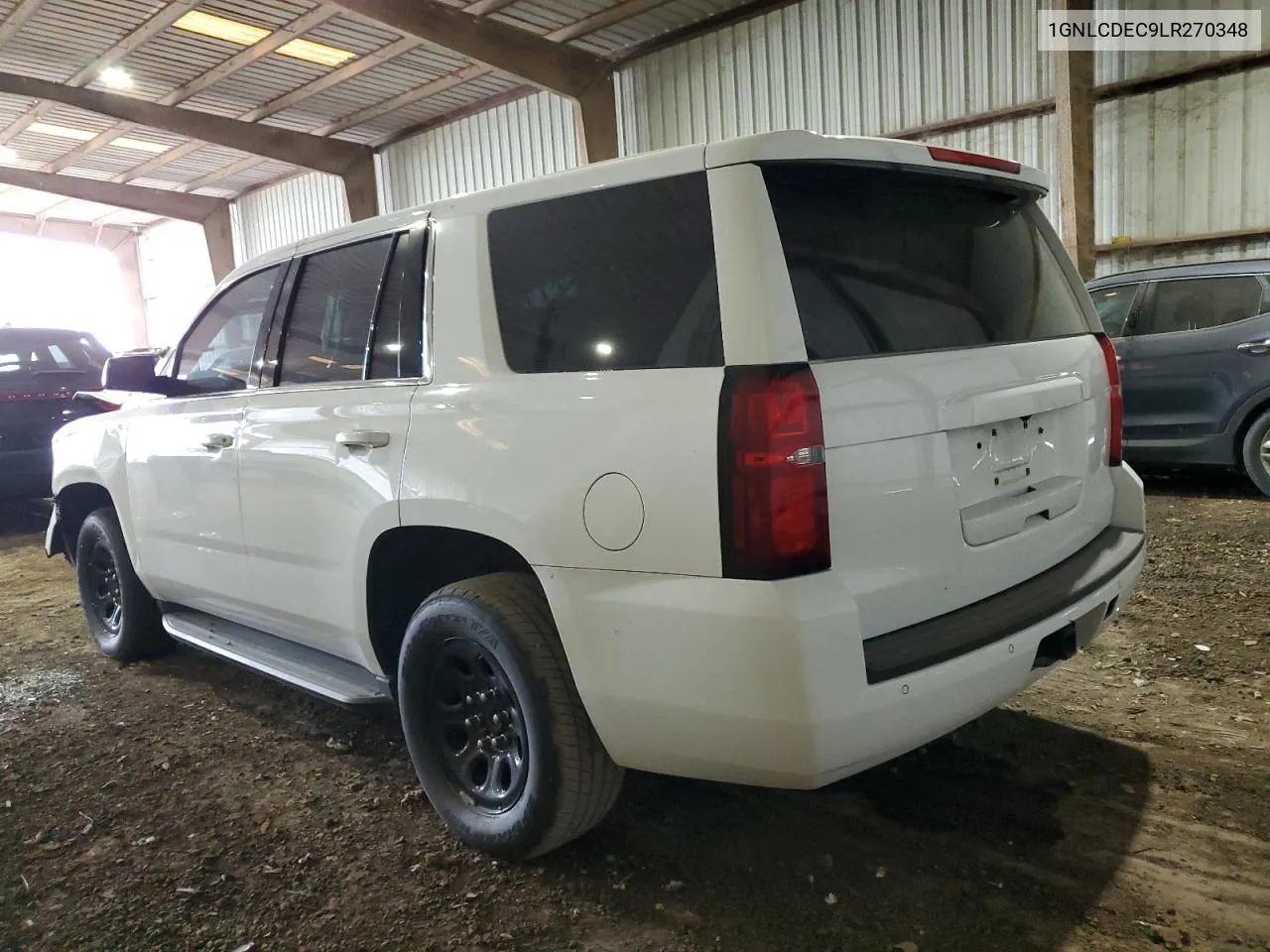 1GNLCDEC9LR270348 2020 Chevrolet Tahoe Police