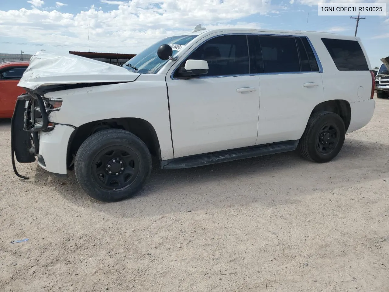 1GNLCDEC1LR190025 2020 Chevrolet Tahoe Police