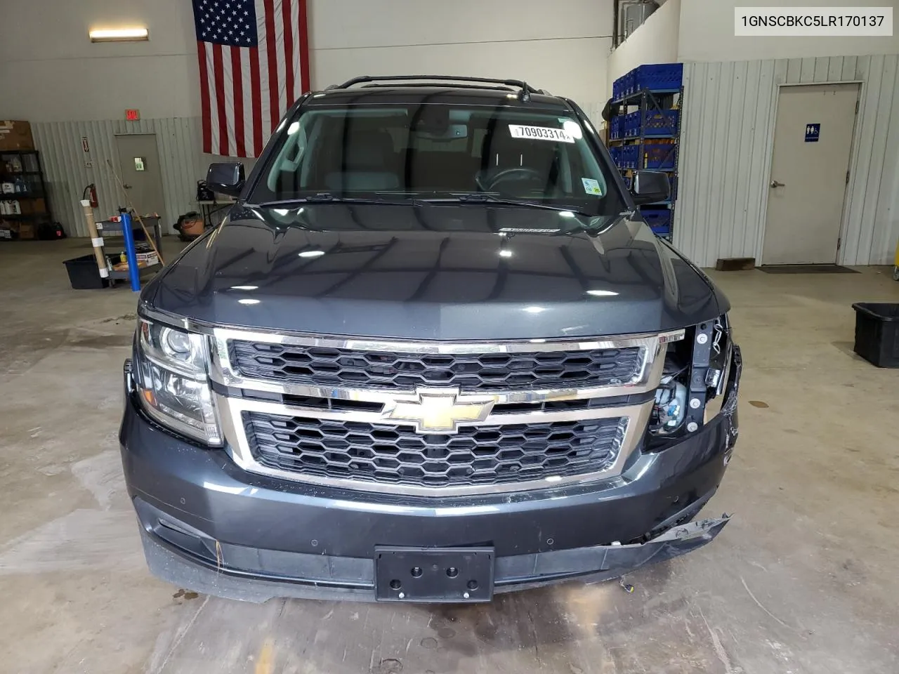 2020 Chevrolet Tahoe C1500 Lt VIN: 1GNSCBKC5LR170137 Lot: 70903314