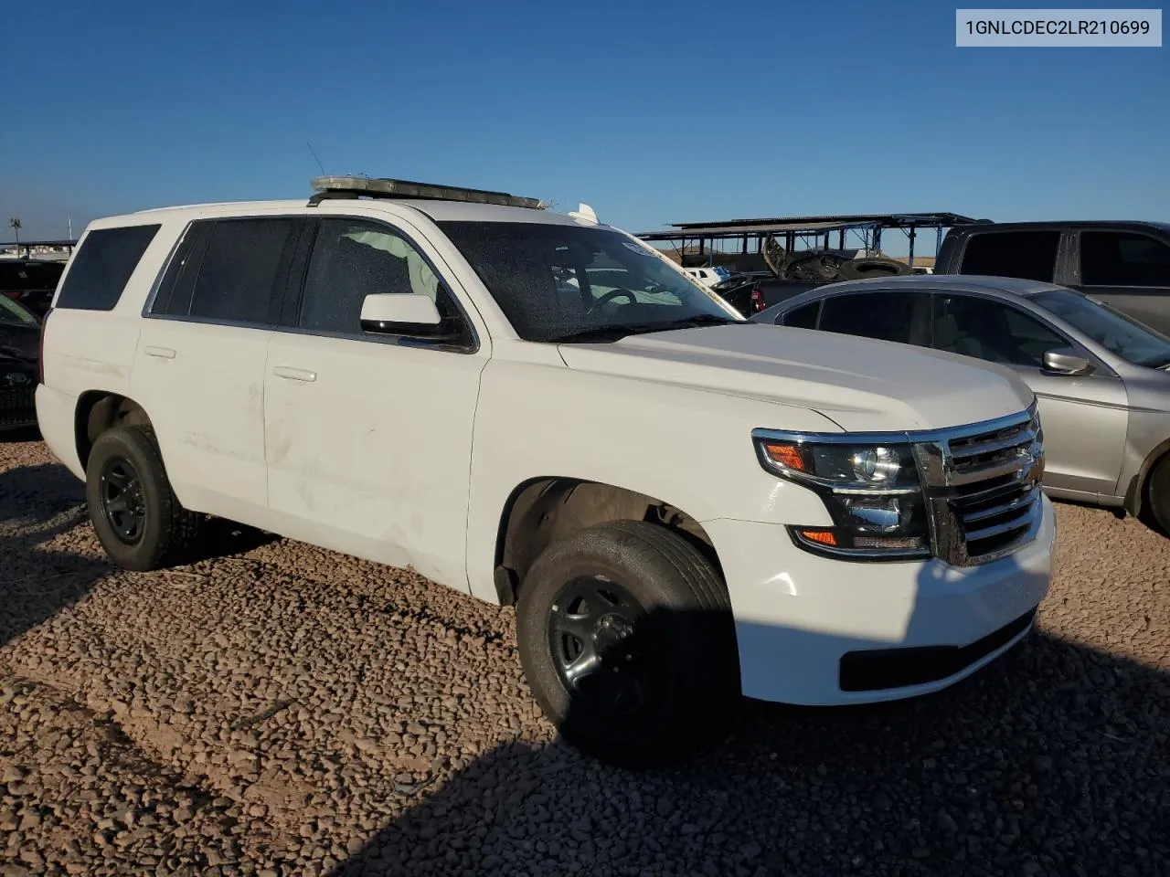 1GNLCDEC2LR210699 2020 Chevrolet Tahoe Police