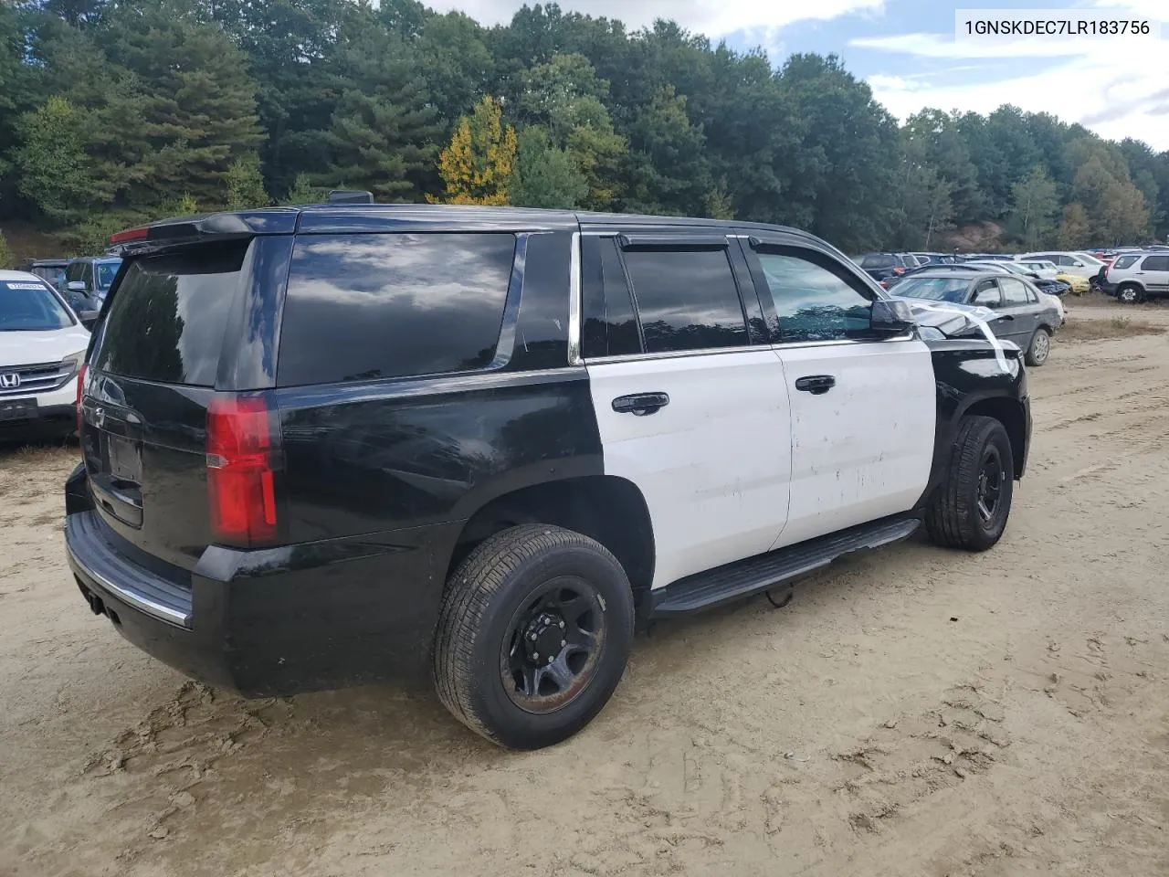 2020 Chevrolet Tahoe Police VIN: 1GNSKDEC7LR183756 Lot: 72592194