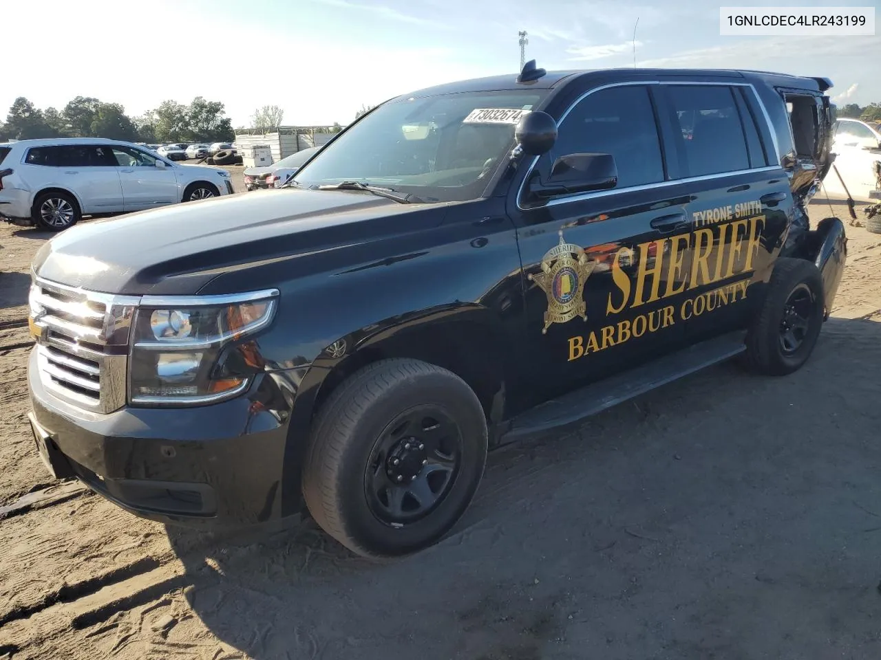 2020 Chevrolet Tahoe Police VIN: 1GNLCDEC4LR243199 Lot: 73032674