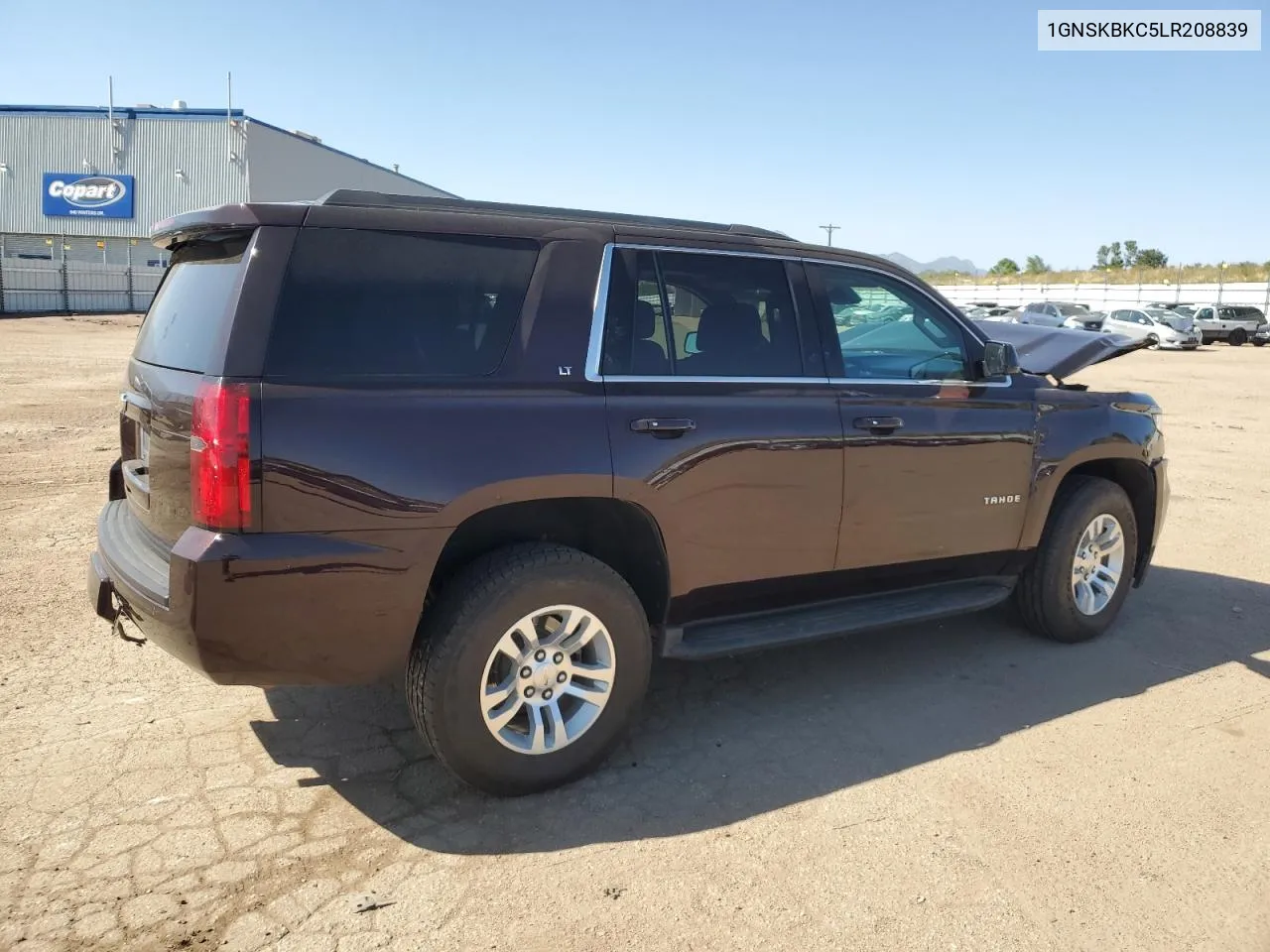 2020 Chevrolet Tahoe K1500 Lt VIN: 1GNSKBKC5LR208839 Lot: 73384074