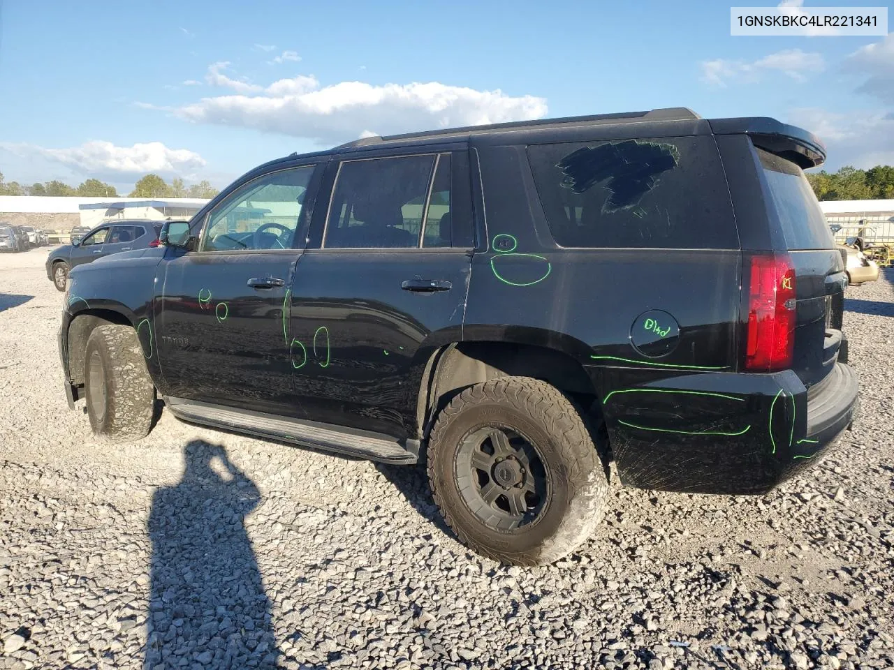 2020 Chevrolet Tahoe K1500 Lt VIN: 1GNSKBKC4LR221341 Lot: 74099284