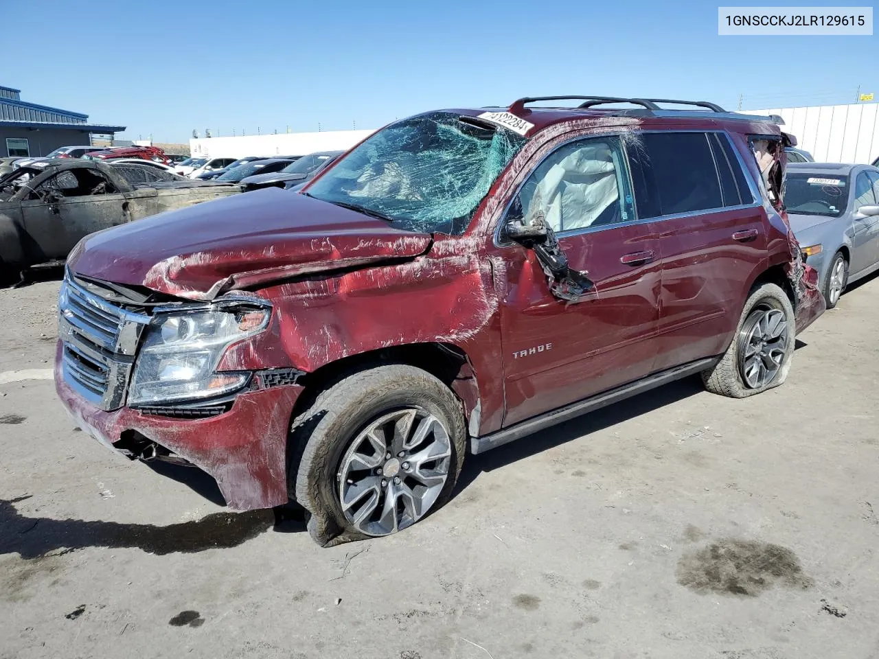 2020 Chevrolet Tahoe C1500 Premier VIN: 1GNSCCKJ2LR129615 Lot: 74122284