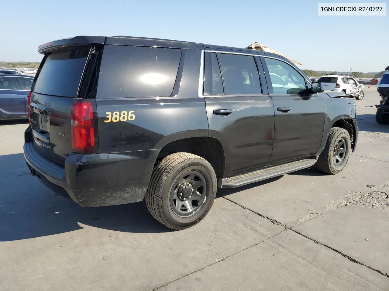 2020 Chevrolet Tahoe Police VIN: 1GNLCDECXLR240727 Lot: 75919964