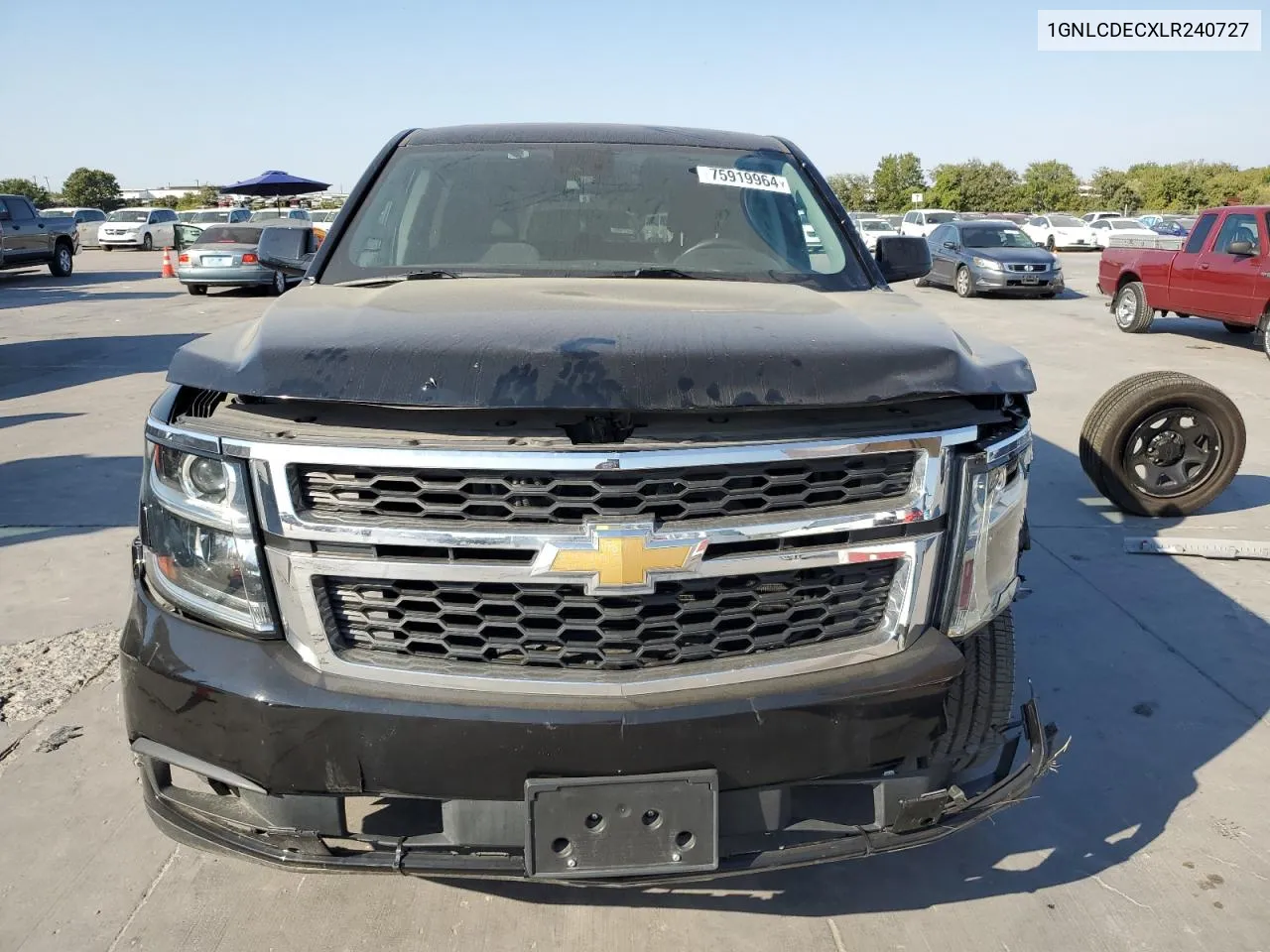 2020 Chevrolet Tahoe Police VIN: 1GNLCDECXLR240727 Lot: 75919964