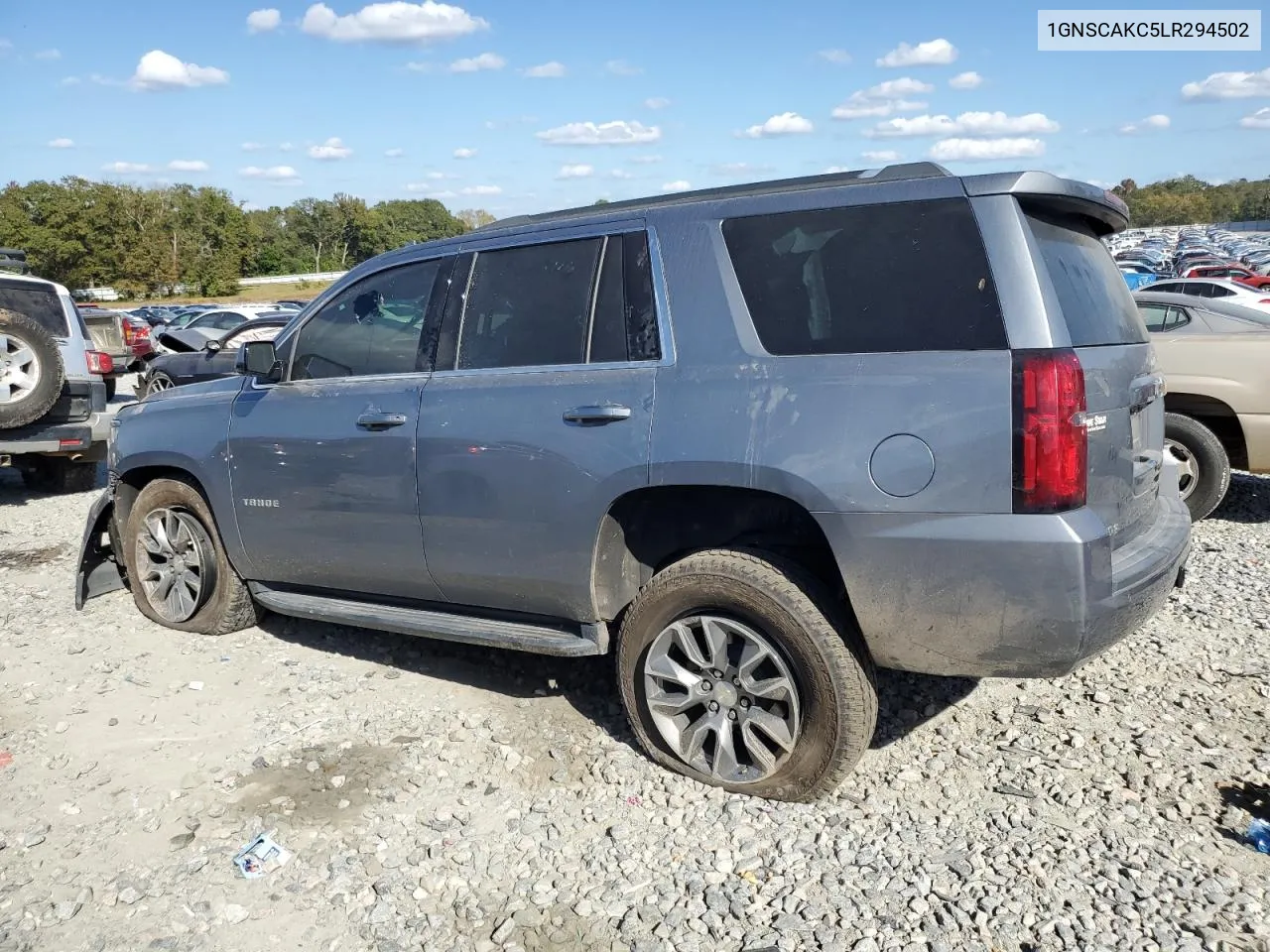 2020 Chevrolet Tahoe C1500 Ls VIN: 1GNSCAKC5LR294502 Lot: 76971944