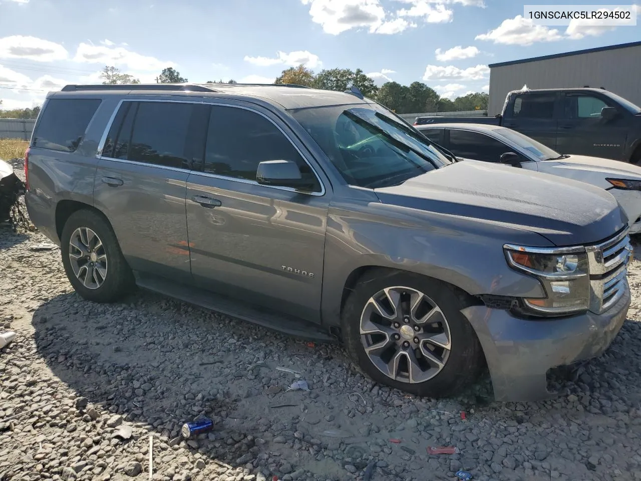 2020 Chevrolet Tahoe C1500 Ls VIN: 1GNSCAKC5LR294502 Lot: 76971944