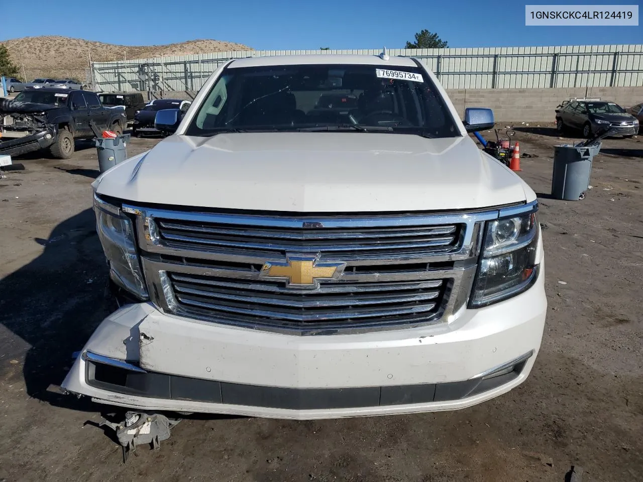 2020 Chevrolet Tahoe K1500 Premier VIN: 1GNSKCKC4LR124419 Lot: 76995734