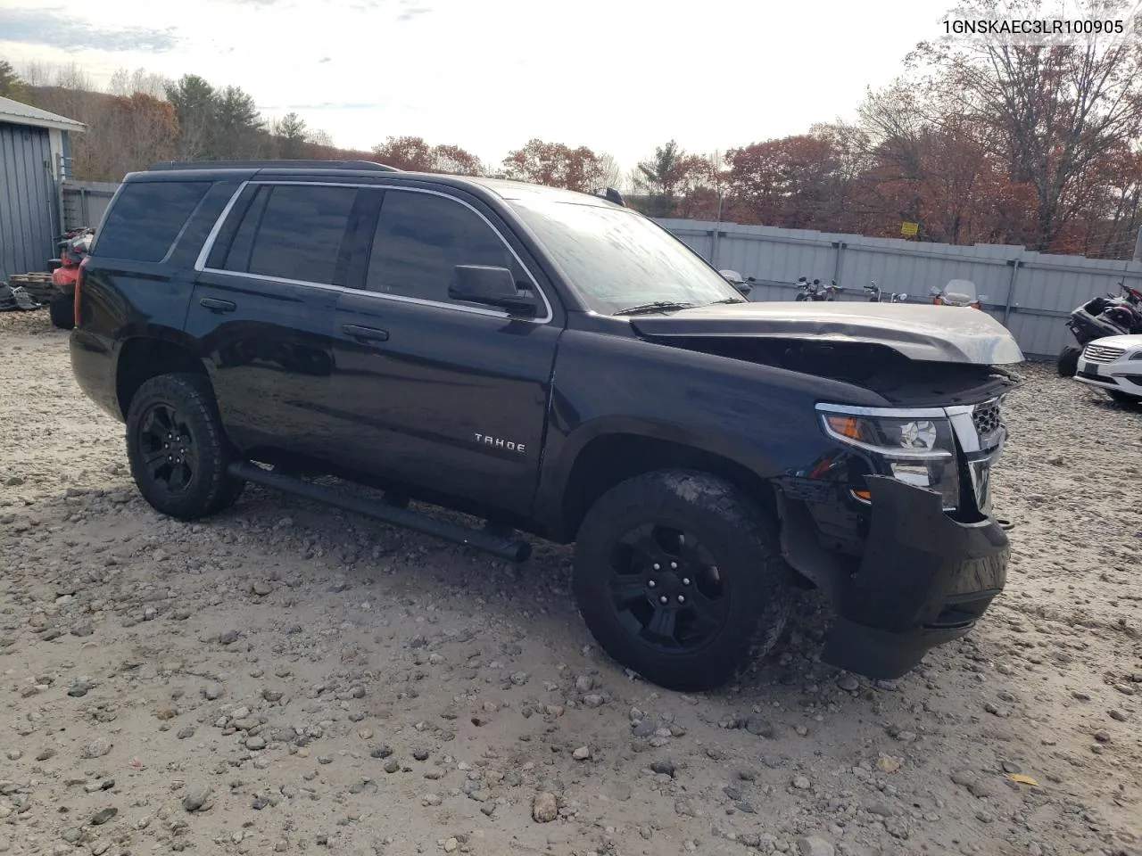 2020 Chevrolet Tahoe K1500 Ls VIN: 1GNSKAEC3LR100905 Lot: 77589874