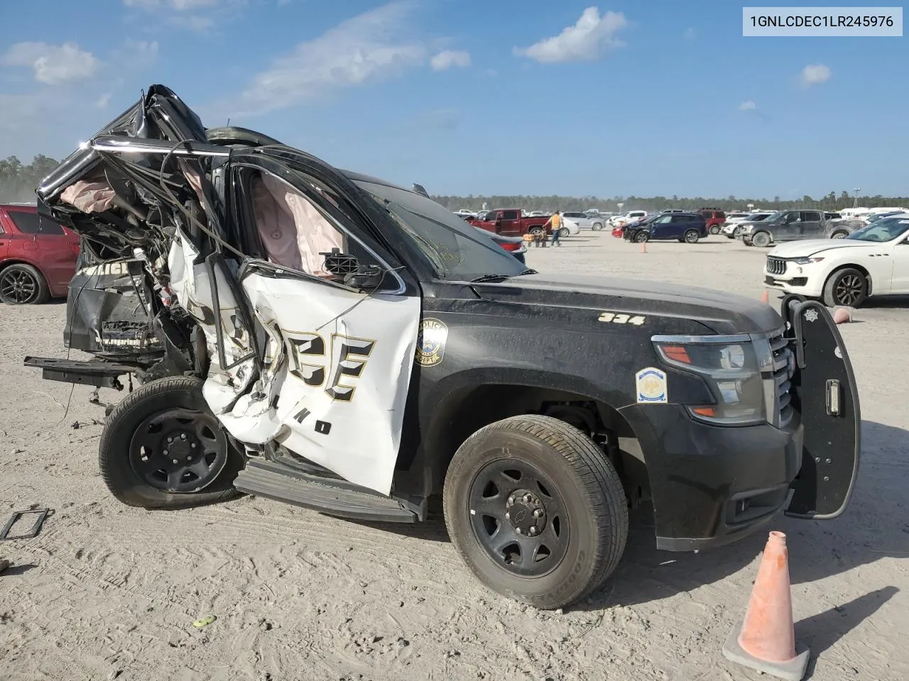 2020 Chevrolet Tahoe Police VIN: 1GNLCDEC1LR245976 Lot: 78239644