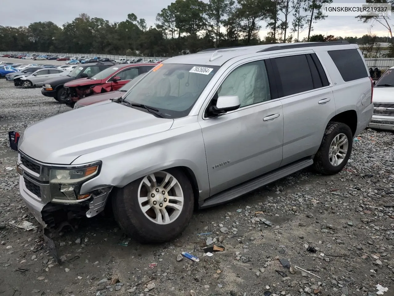 2020 Chevrolet Tahoe K1500 Lt VIN: 1GNSKBKC3LR219337 Lot: 79526064