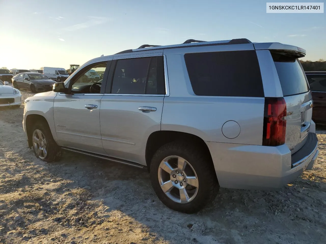 2020 Chevrolet Tahoe K1500 Premier VIN: 1GNSKCKC1LR147401 Lot: 80860514