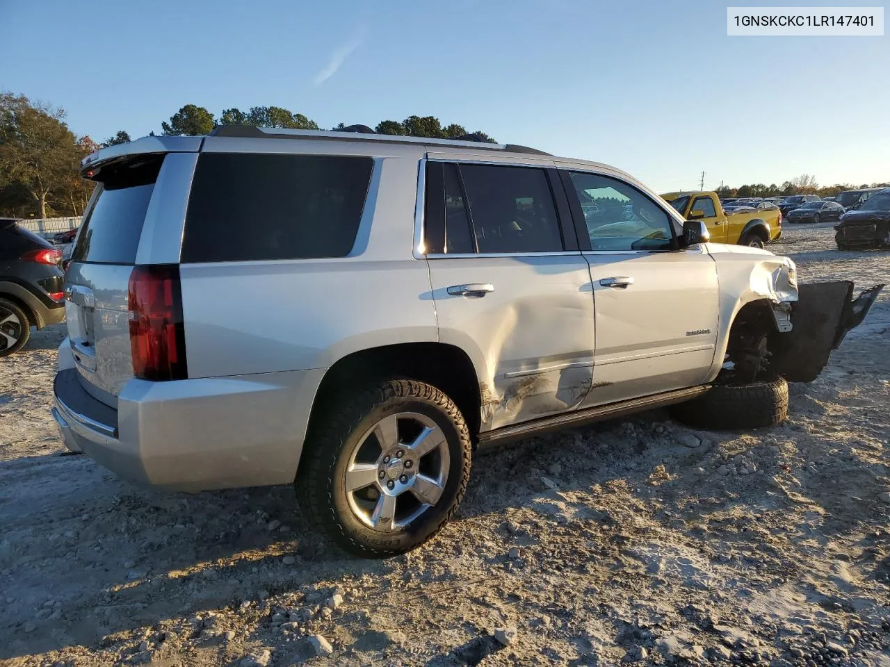 2020 Chevrolet Tahoe K1500 Premier VIN: 1GNSKCKC1LR147401 Lot: 80860514