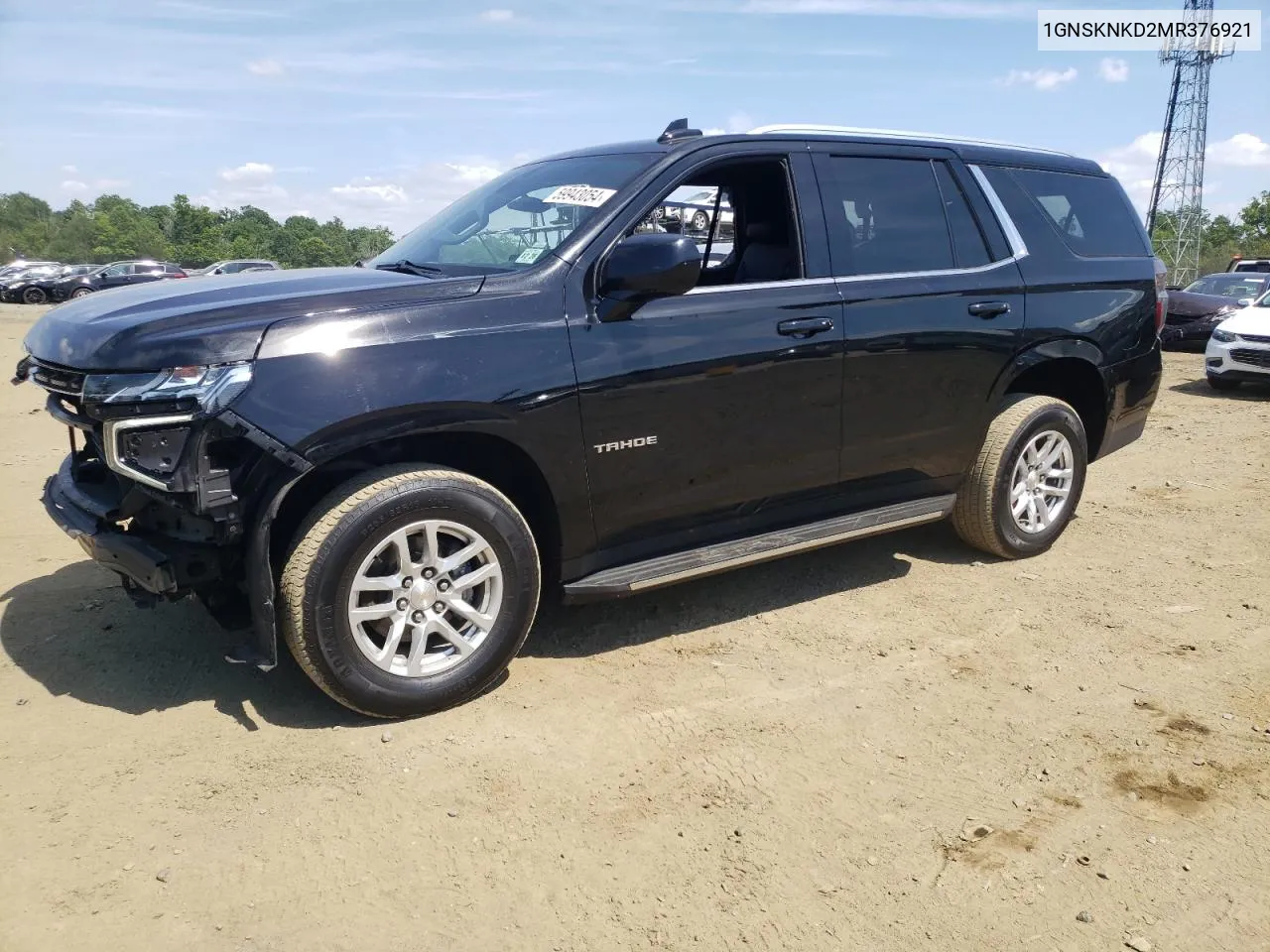 2021 Chevrolet Tahoe K1500 Lt VIN: 1GNSKNKD2MR376921 Lot: 59943054