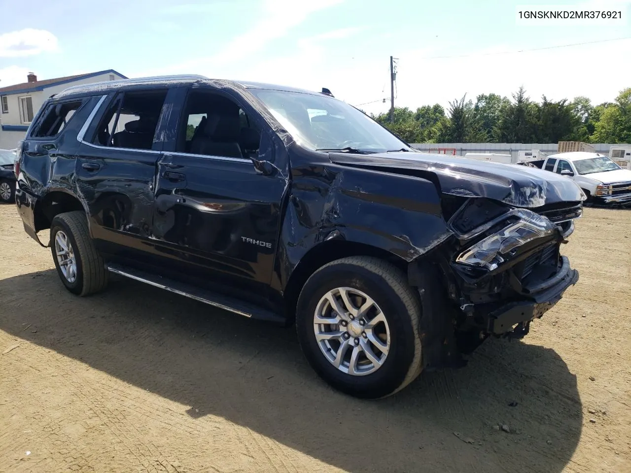 2021 Chevrolet Tahoe K1500 Lt VIN: 1GNSKNKD2MR376921 Lot: 59943054