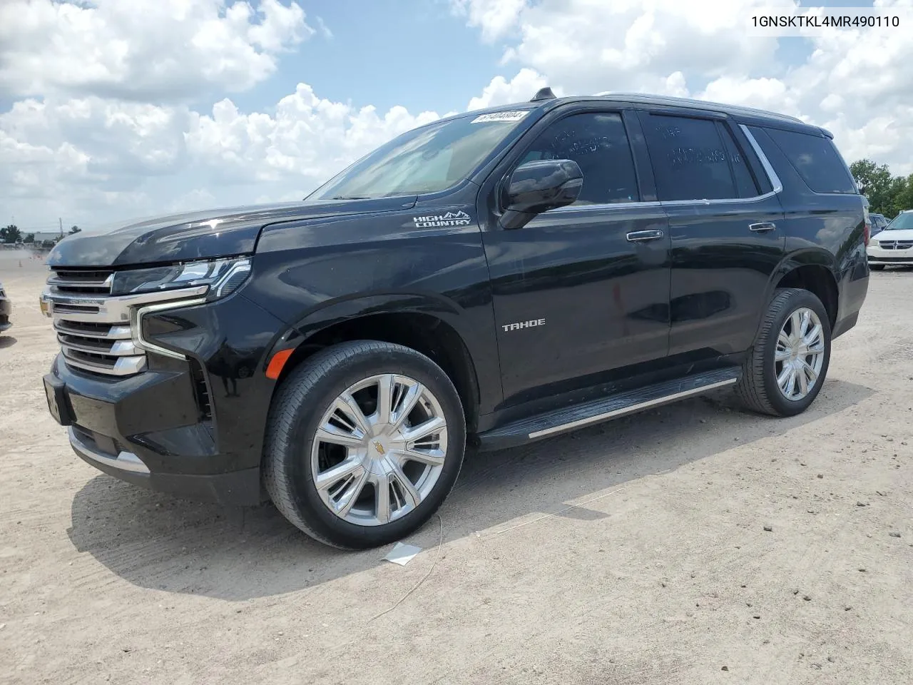 2021 Chevrolet Tahoe K1500 High Country VIN: 1GNSKTKL4MR490110 Lot: 61404804