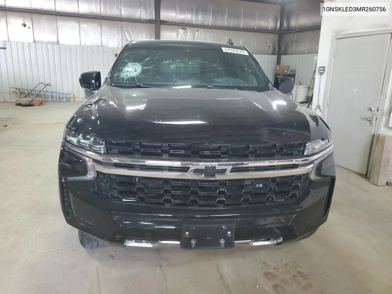 2021 Chevrolet Tahoe K1500 VIN: 1GNSKLED3MR260756 Lot: 64345674