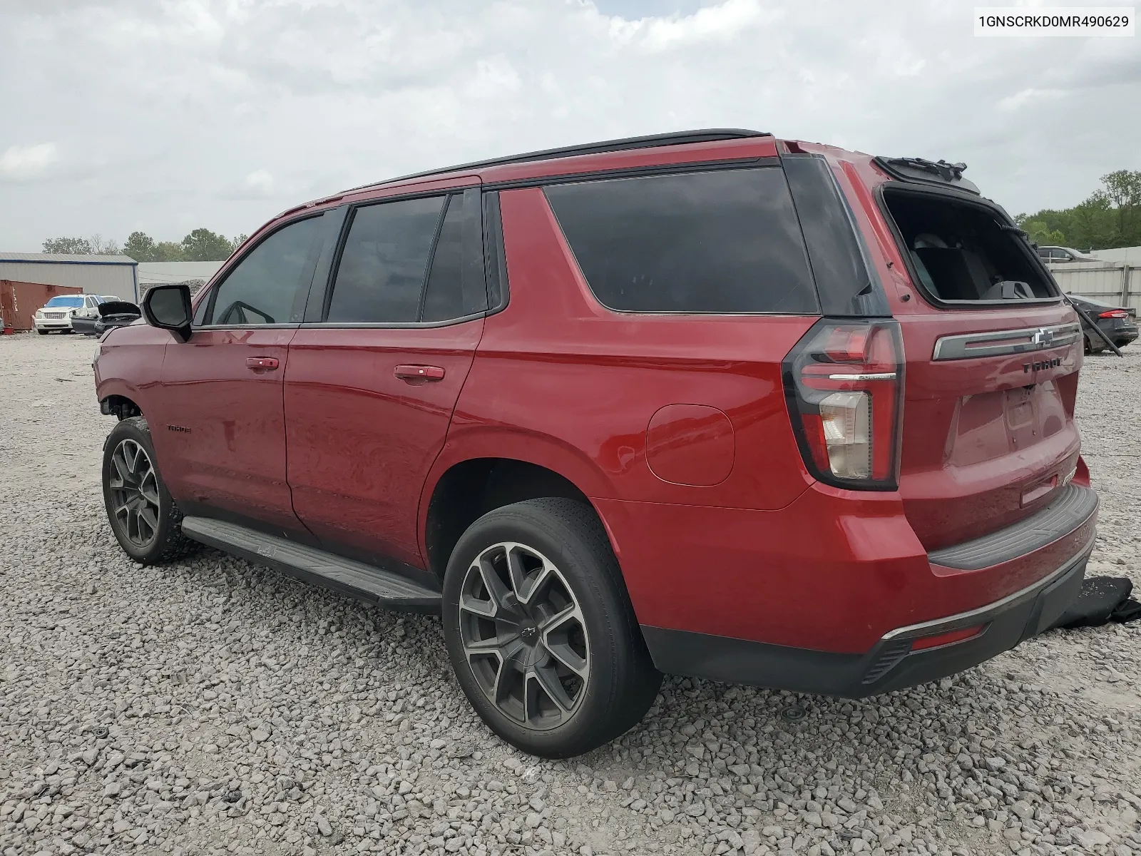 2021 Chevrolet Tahoe C1500 Rst VIN: 1GNSCRKD0MR490629 Lot: 65772624