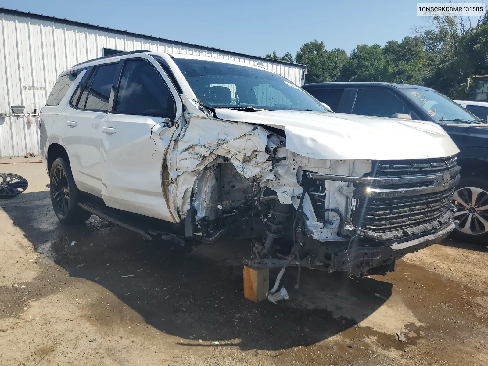 2021 Chevrolet Tahoe C1500 Rst VIN: 1GNSCRKD8MR431585 Lot: 40782048