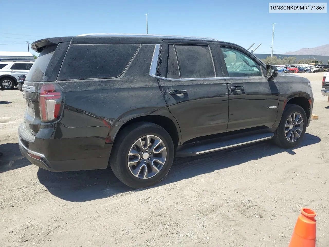 2021 Chevrolet Tahoe C1500 Lt VIN: 1GNSCNKD9MR171867 Lot: 67774364