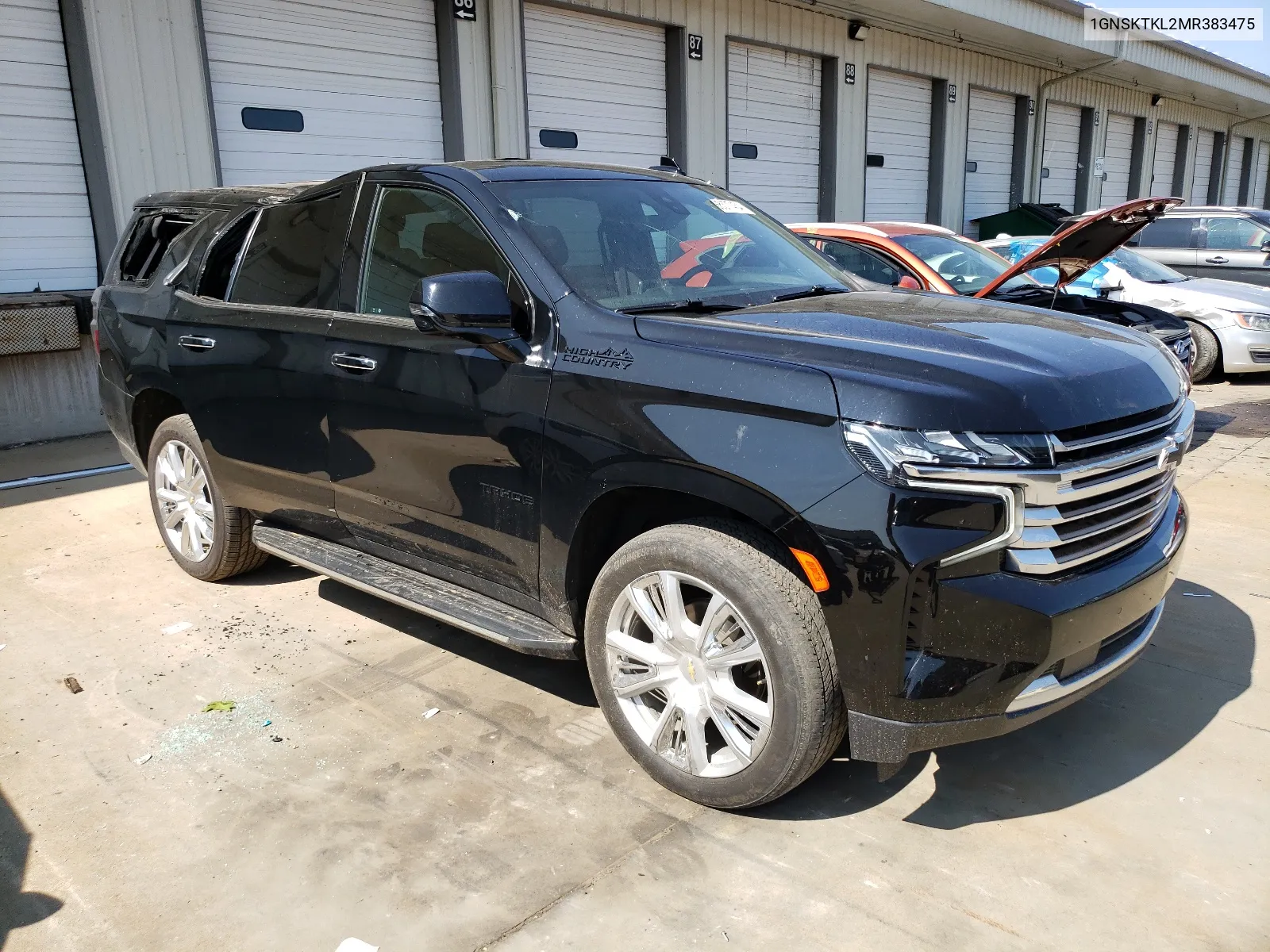 2021 Chevrolet Tahoe K1500 High Country VIN: 1GNSKTKL2MR383475 Lot: 68377434