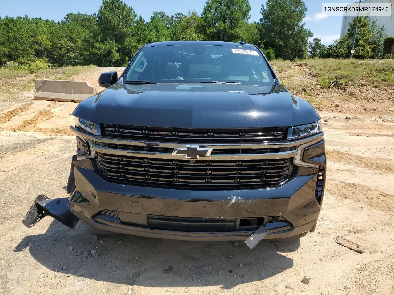 2021 Chevrolet Tahoe C1500 Rst VIN: 1GNSCRKD9MR174940 Lot: 68545674