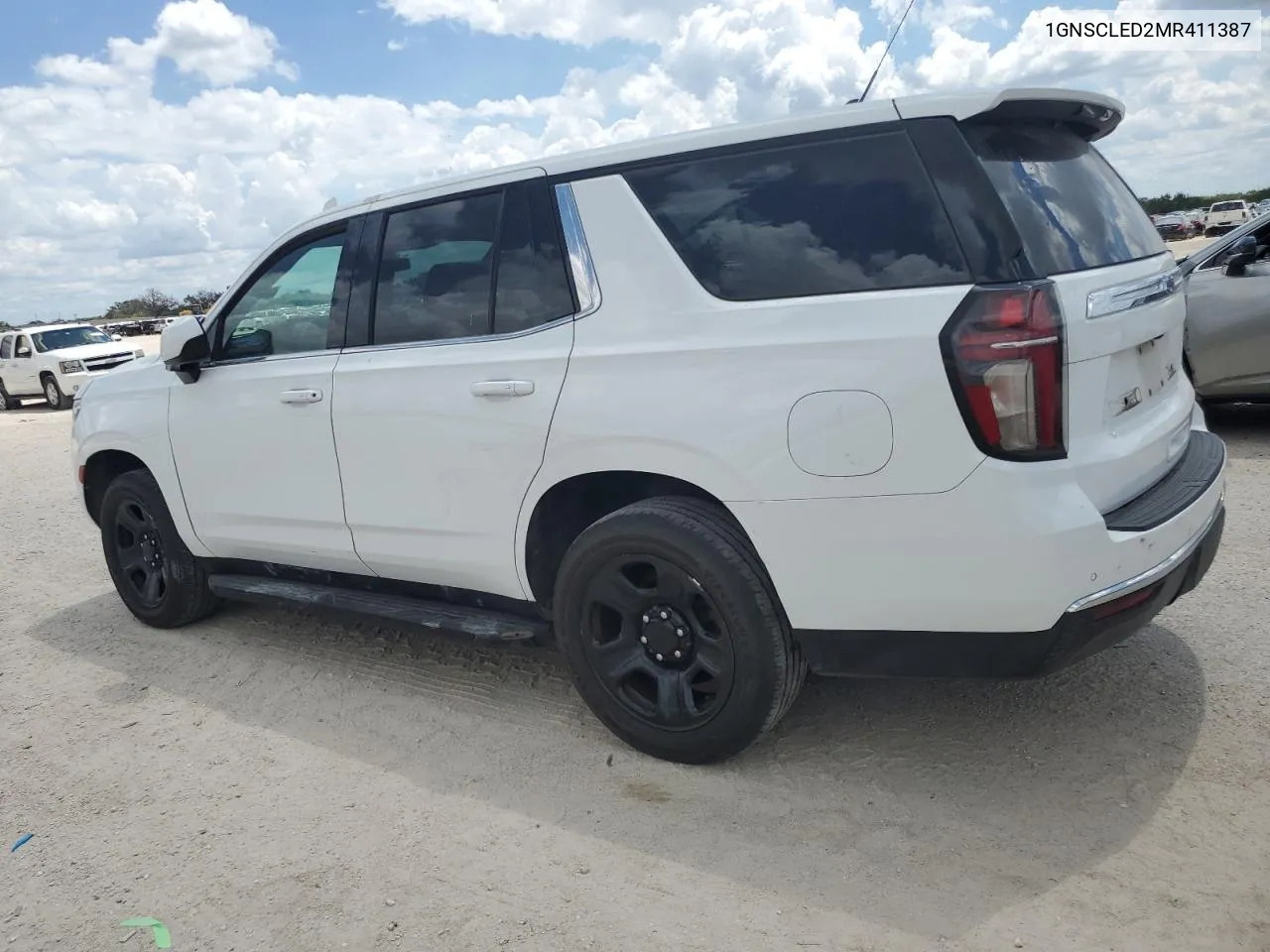 2021 Chevrolet Tahoe C1500 VIN: 1GNSCLED2MR411387 Lot: 69793614