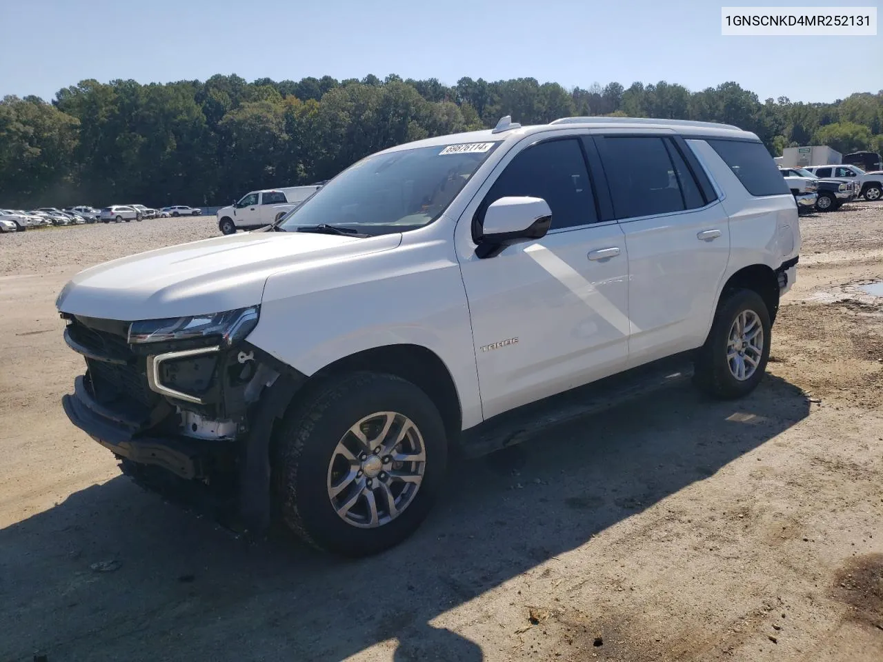 2021 Chevrolet Tahoe C1500 Lt VIN: 1GNSCNKD4MR252131 Lot: 69876114