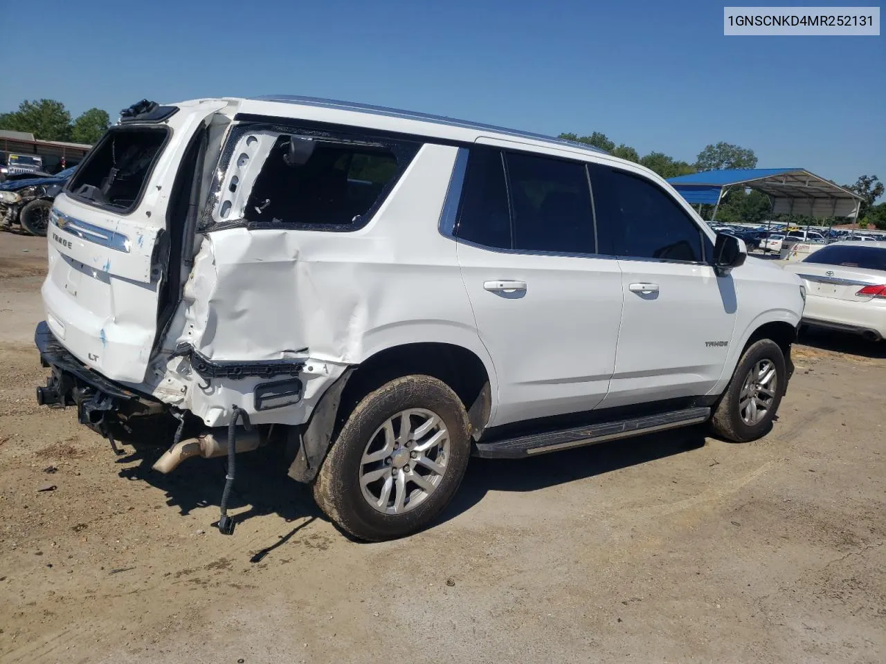 2021 Chevrolet Tahoe C1500 Lt VIN: 1GNSCNKD4MR252131 Lot: 69876114