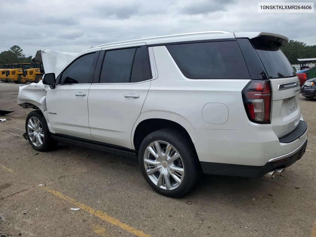 2021 Chevrolet Tahoe K1500 High Country VIN: 1GNSKTKLXMR264606 Lot: 70308544