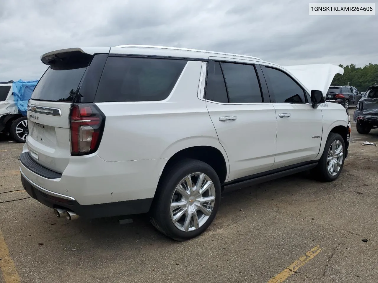 2021 Chevrolet Tahoe K1500 High Country VIN: 1GNSKTKLXMR264606 Lot: 70308544