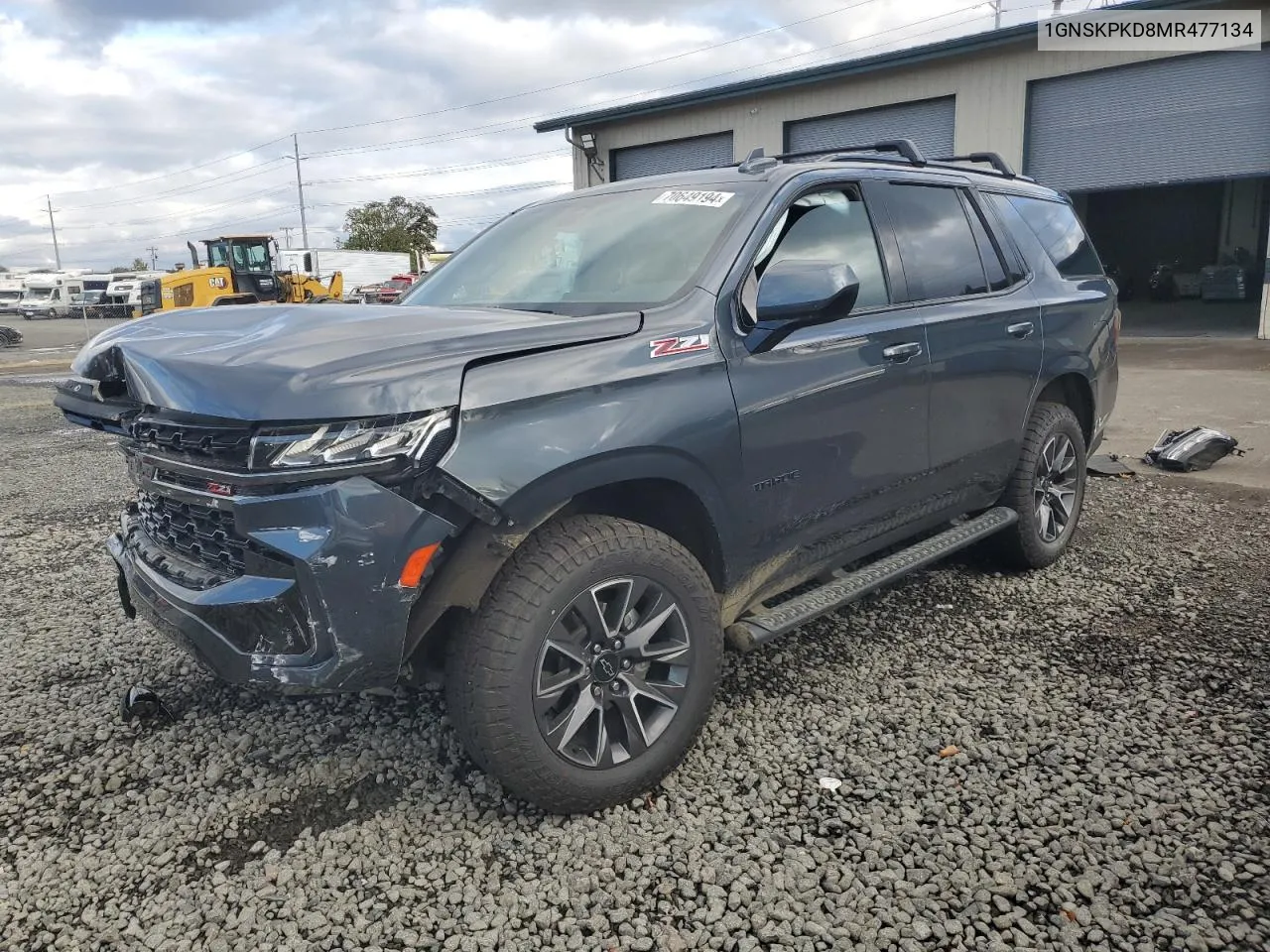 2021 Chevrolet Tahoe K1500 Z71 VIN: 1GNSKPKD8MR477134 Lot: 70649194