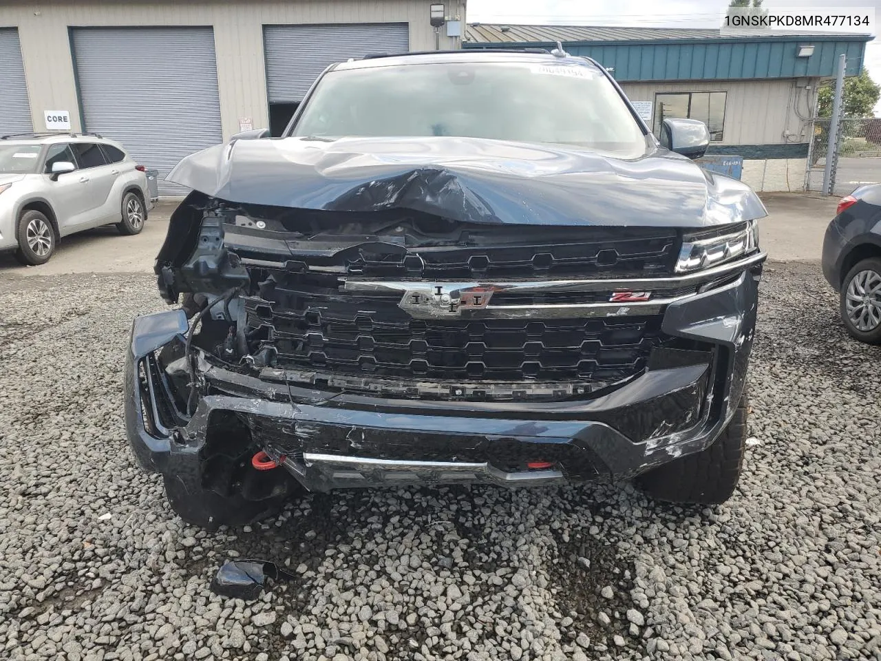 2021 Chevrolet Tahoe K1500 Z71 VIN: 1GNSKPKD8MR477134 Lot: 70649194